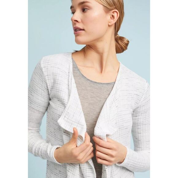 ⭐️ 3/$20 Anthro Saturday Sunday Gray Long Cardigan Duster Sweater Small - Picture 2 of 11
